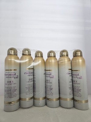 OGX Extra Strength Dry Shampoo Refresh Restore + Coconut Miracle Oil 5oz 6 Cans 