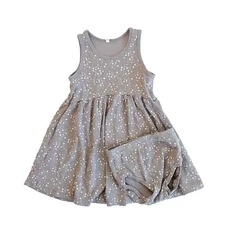 Rylee + Cru Ribbed Tank Dress Fleur 12-18 Months Toddler Girls Summer Dress