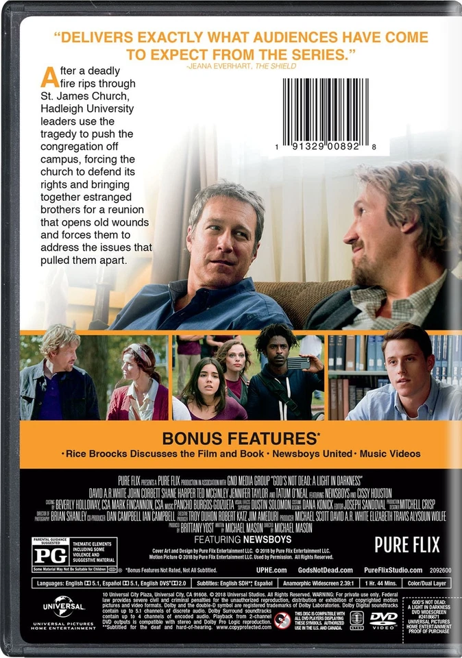 God's Not Dead: A Light in Darkness (DVD) David A.R. White (US IMPORT) - Image 3 of 4