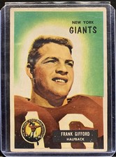 Frank Gifford Cards, Rookie Cards and Autographed Memorabilia Guide 12