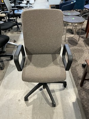 Allsteel Scout Ergonomic Office Chair on Wheels in Toupe Fabric Finish