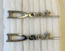 1962 Dodge Dart 330 440 Max Wedge Door Emblems Pair Convertible 2dr 4dr Wagon 62