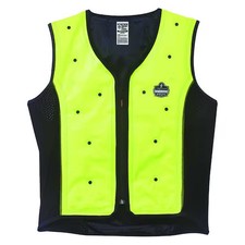 Ergodyne 6685 Cooling Vest, Nylon, Evaporative, Up To 72 Hr Max Cooling Time,