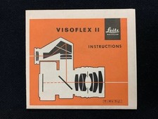 LEICA LEITZ VISOFLEX II INSTRUCTION MANUAL GUIDE BOOK GENUINE ORIGINAL