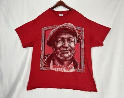 Redd Foxx Sanford & Son Large Graphic Red Delta Tag Shirt RARE