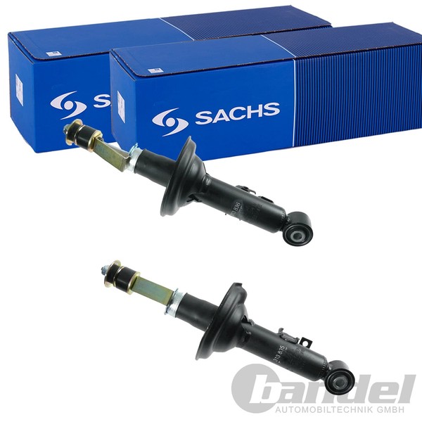 2X Sachs Gasdruck StoßDÄMpfer Vorne Passend FÜR Toyota Hilux Links+Rechts-image