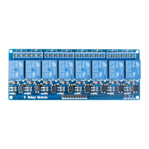 ELEGOO 8 Channel DC 5V Relay Module with Optocoupler for Arduino ...