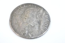Antique George III silver sixpence 2.66 grams c 1760 to 1820 condition as shown
