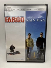 Fargo / Rain Man Double Feature 2DVD Set Widescreen Tom Cruise Frances McDormand