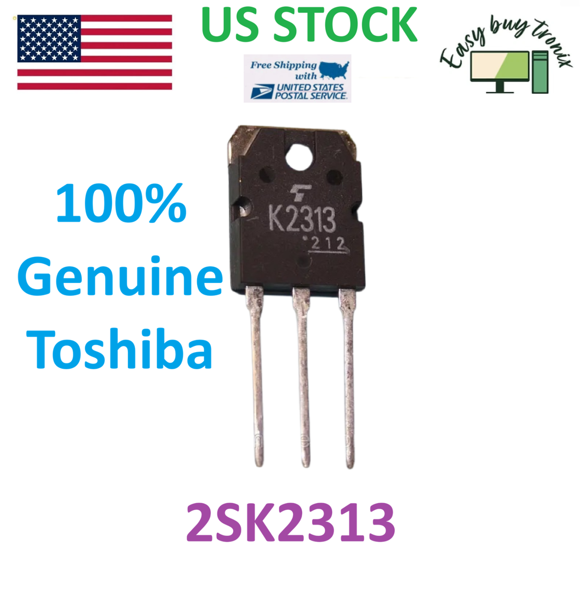 2SK2313 Original Toshiba Silicon N-Channel MOSFET K2313 USA | eBay