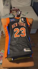 2022-23 Mens New York Knicks Mitchell Robinson #23 Swingman Black Jersey Nike 40