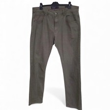 Angelo Litrico Mens Jeans Khaki Green Slim Fi...