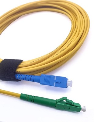 20m/65.6ft Fiber Optic Cable LC/APC to SC/UPC Singlemode Simplex 9/125m