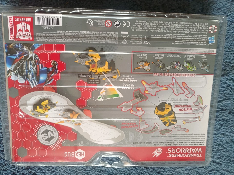 2014 HEXBUG TRANSFORMERS WARRIOR BOTS--GALVATRON & BUMBLEBEE--BATTLE ARENA - Image 2 of 2