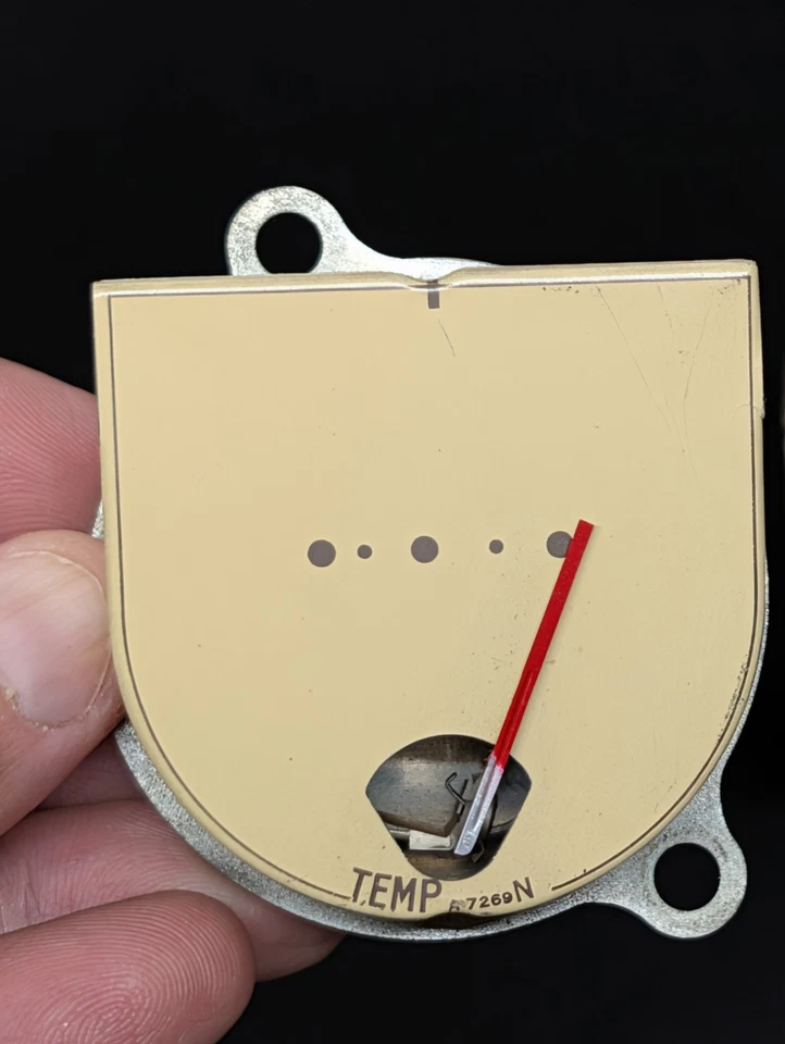 NOS 1939 NASH LAFAYETTE AMBASSADOR WATER TEMPERATURE INDICATOR DASH GAUGE 99683 - Image 4 of 4