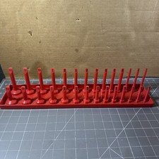 Mac Tools 12 Drive Sae Quick-find Socket Tray - Ss12100 Red