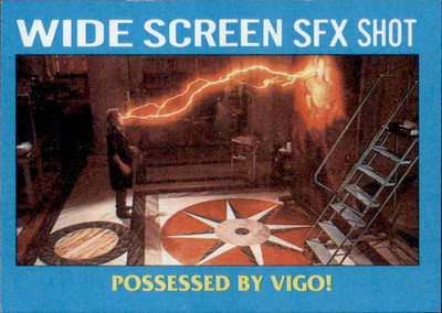 1989 Topps Ghostbusters II Wide Screen SFX Shot Possessed By Vigo Card #17
