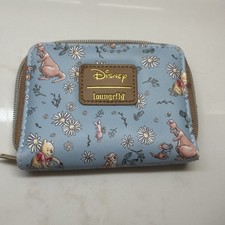 Loungefly Disney Winnie The Pooh Daisies Blue Wallet 5.5  x4  