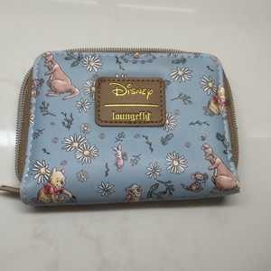 Loungefly Disney Winnie The Pooh Daisies Blue Wallet 5.5”x4”