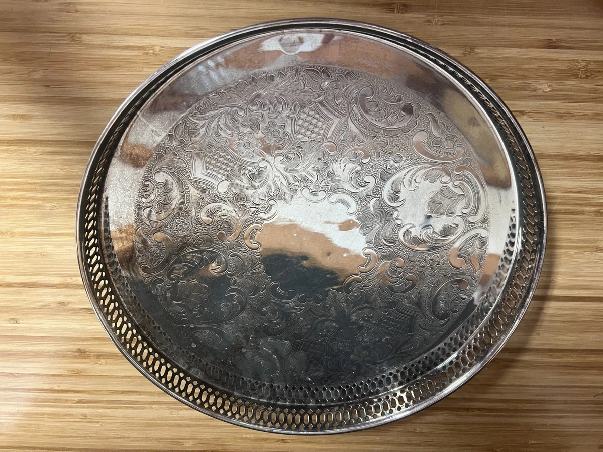 Copper Platter In Antique Us Silver-Plated Platters & Trays for