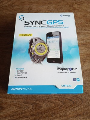  Sportline Sync GPS Bluetooth Speed and Distance Watch (SP3011GY) 
