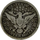 1899 Barber Silver Quarter in a SAFLIP® - Fine- (VG+) Details Dirty