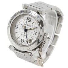 Cartier Pasha C Gmt Automatic Stainless Steel Watch
