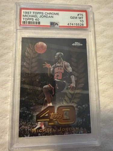 1997 Topps 40 Michael Jordan PSA 10