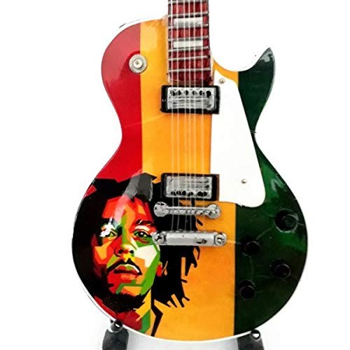 Mini guitar collection natural wood - Bob Marley - Tribute