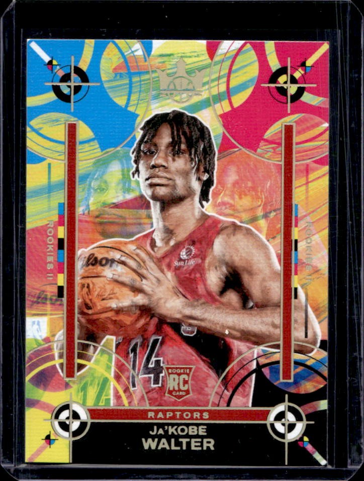 2024-25 Panini Court Kings Ja'Kobe Walter RC Rookie Tier Two #144 Raptors