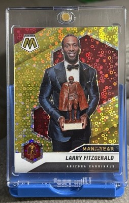 2021 Mosaic Football #269 LARRY FITZGERALD No Huddle Gold /10 RARE! NFL HOF 2026
