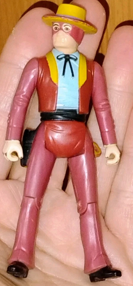 Boneco de ação Zorro's Amigo Gabriel Filmation Toys 1981 vintage 3 3/4" brinquedo B - Imagem 3 de 4