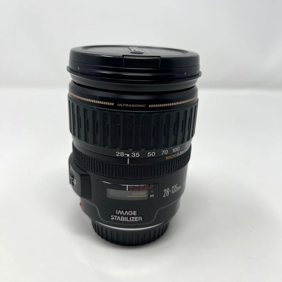 Lente de cámara Canon EF 28–135 mm f 3,5–5,6 IS USM estabilización de imagen para réflex digitales Foto 4 de 4