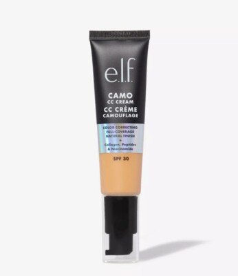 E.L.F Camo CC Cream 355 Full Coverage Foundation Natural Finish SPF30 30g