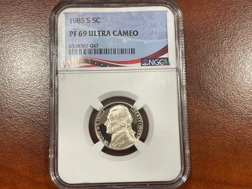 1985 S NGC PF69 Ultra Cameo Jefferson Nickel