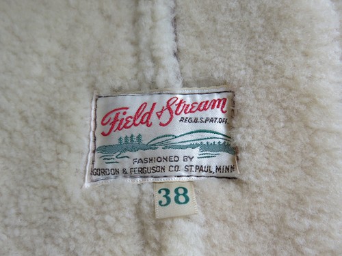 Leather Shearling Coat - Classic Vintage - Men's Medium - Picture 6 of 8