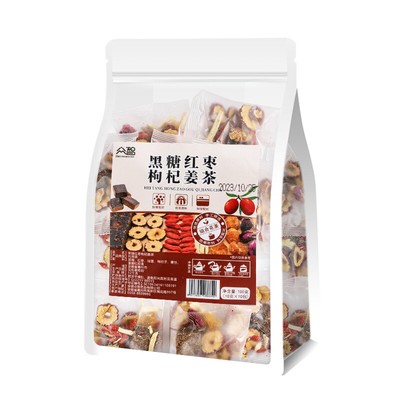 Goddess Health Tea with Black Sugar, Red Dates, Goji Berries, Ginger