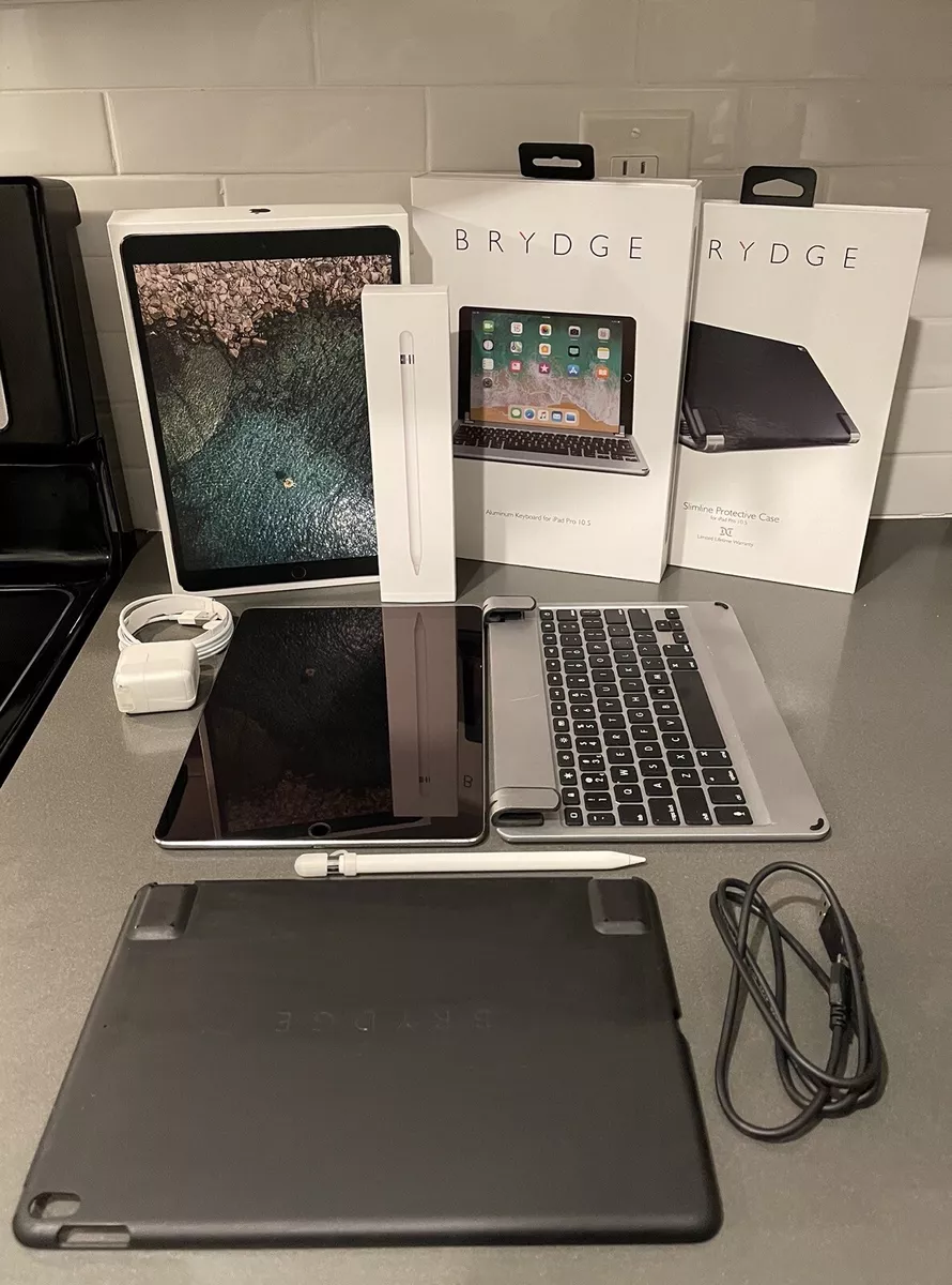 Apple iPad Pro 10.5 WiFi 4G LTE Verizon 256GB MPHG2LL/A w/Brydge