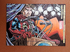 I am... Spider-man 2011 Marvel Universe Sketch Card by Larry Slickaway Avengers