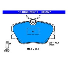 ATE 13.0460-2927.2 Bremsbeläge Bremsklötze Vorne für Mercedes-Benz C124