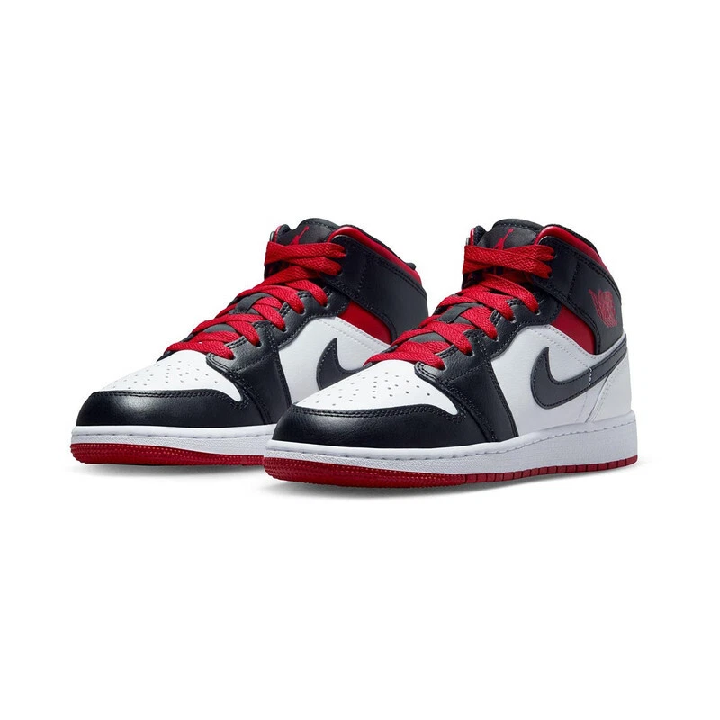 Jordan 1 mid clearance gym red/black/white grade school
