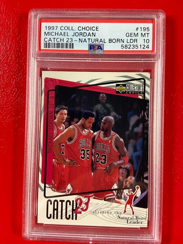 1997-98 Collectors Choice Michael Jordan Catch 23 Natural Born
