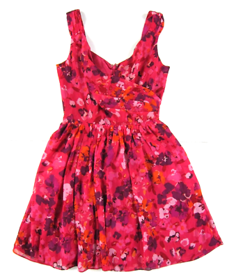 express ruched tank dress Floral Mesh Square Neck Ruched Midi Dress