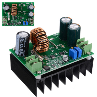 600W DC-DC Boost Module Converter Board 15A 12V-60V to 10A 12V-80V Set Up Module