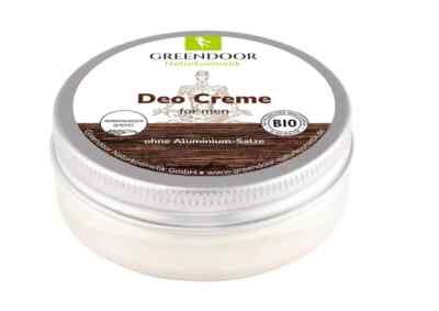 GREENDOOR Natürliche Deo Creme for Men 50Ml, Kraftvolle Deocreme Für Herren Ohne