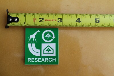 LRG Lifted Research Group Clothing Giraffe Tree C3 Vintage Surf Skate STICKER