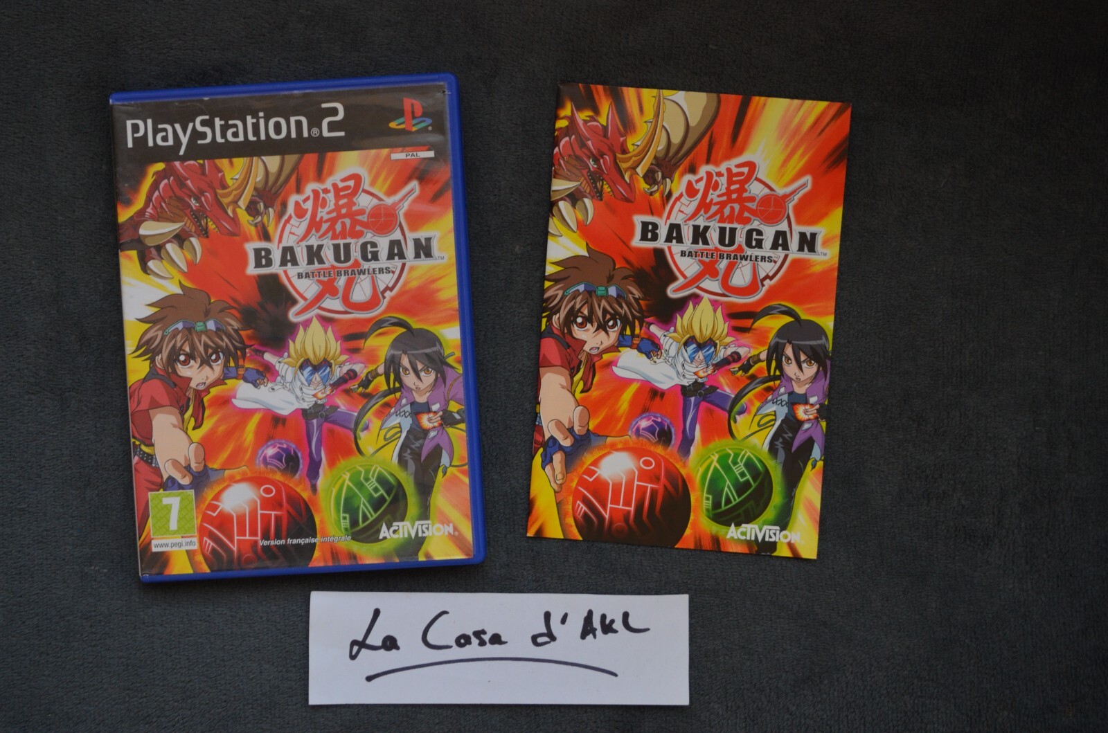 Bakugan Battle Brawlers complet sur Playstation 2 - PS2 FR TBE