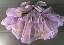 POTTERY BARN KIDS PURPLE FLOWER FAIRY COSTUME SIZE 3T DRESS UP