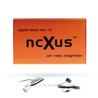 BT USB AUX MP3 Wechsler ncXus V3 Pro - Audi A3 A4 A6 A8 VW Skoda Seat - 12-Pin
