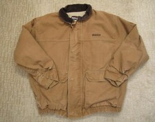 Bulwark FR Jacket Men Extra Large Brown Fire Flame Resistant Canvas Heavy Duty